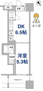 パークフラッツ横濱公園【7階】の間取り