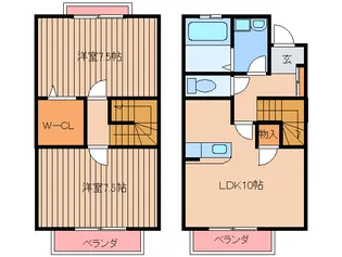 福岡県糟屋郡新宮町大字湊【一戸建】の間取り