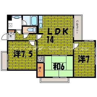 京都府京都市左京区岡崎天王町【マンション】の間取り