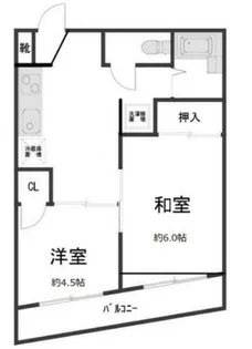 コート彩雲【1階】の間取り