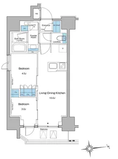 東京都台東区東上野5【マンション】の間取り