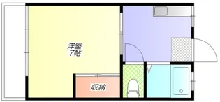 ハイツカナン【2階】の間取り
