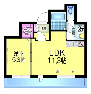 テラスオリーヴ【4階】の間取り