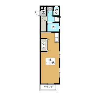 サン・ヴィブレ【1階】の間取り