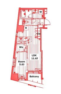 グランド・ガーラ横浜新子安【8階】の間取り