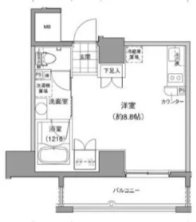 東京都文京区小石川2【マンション】の間取り