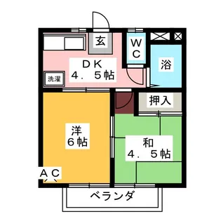 カナディアン10【2階】の間取り