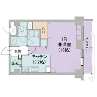 エナコート大通22【2階】の間取り