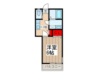 グレイス・ウッド【1階】の間取り