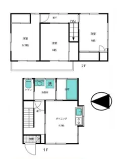 埼玉県草加市西町【一戸建】の間取り