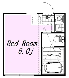ユナイト大島上町ポール・デュカス【1階】の間取り
