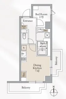 東京都新宿区西早稲田3【マンション】の間取り