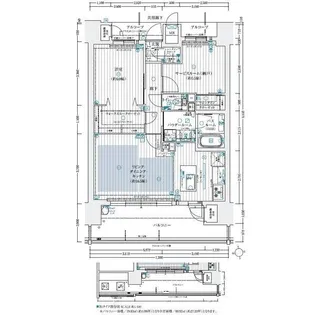 エステムコート大津におの浜【5階】の間取り
