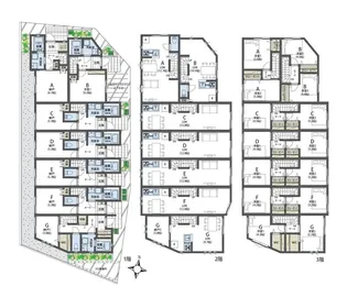 ★メゾネット式新築物件★TheSiesta唐木田Terraveneの間取り