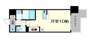 アドバンス大阪ドーム前【3階】の間取り