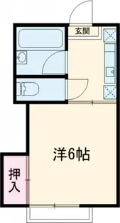 武蔵野ホームランドハイツ【1階】の間取り