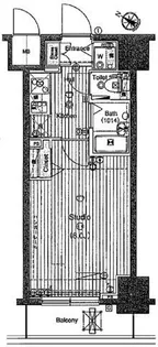 グランド ガーラ横濱万世町【8階】の間取り