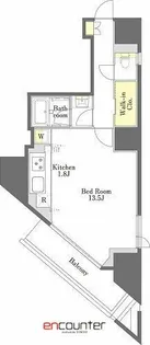 プライムメゾン本郷【4階】の間取り