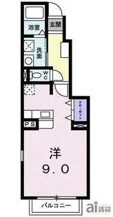 エレガンツァ フィオーレ【1階】の間取り