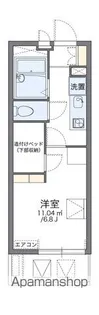 レオパレスいもじまち【2階】の間取り
