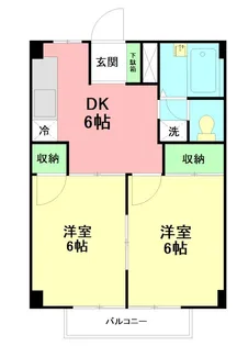 シティハイツAOKI【1階】の間取り