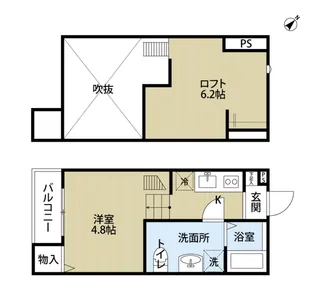 西大宮テラス【2階】の間取り