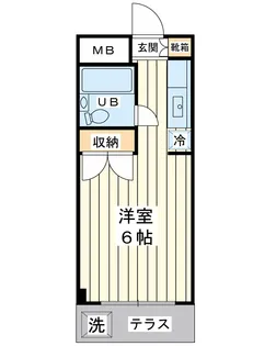 カーサ香取【1階】の間取り
