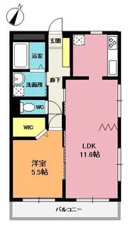 グリュ トルチェ【1階】の間取り