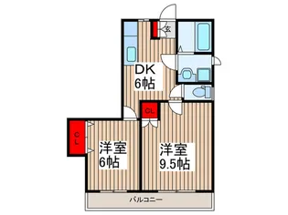 パークサイドユタカ【3階】の間取り