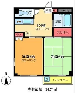 松嶋ビル【3階】の間取り
