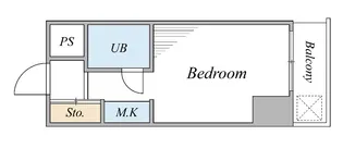 ロイヤルアネックス【4階】の間取り