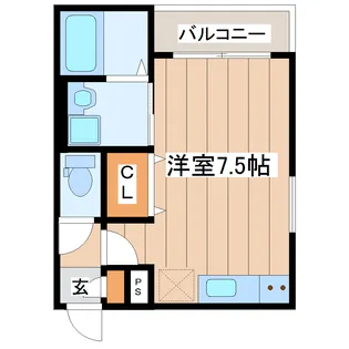 R-SMARTアゼリア仙台【1階】の間取り