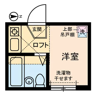 ライフピア松ノ木A棟【2階】の間取り