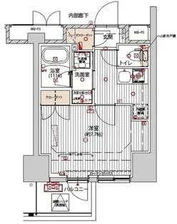 プレシャスハーモニー八王子【12階】の間取り