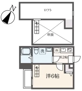 アラーラ【1階】の間取り