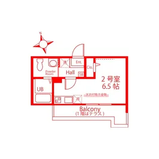ハーミットクラブハウス金沢八景A棟【3階】の間取り