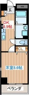 URBAN FLATS北上【3階】の間取り