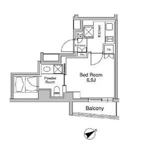 プラウドフラット南青山【3階】の間取り