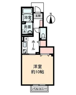 リヴァリエ稲毛【1階】の間取り