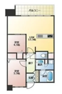 プレサンスロジェ宜野湾我如古ヴォールタワー【2階】の間取り