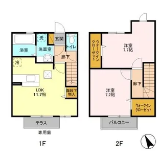 Toit Vertの間取り