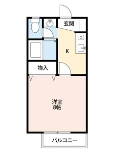 ベルスビック新井【1階】の間取り