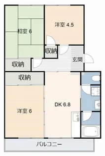 メゾンタカクラ【3階】の間取り