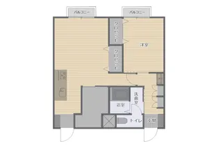 メープルハイツ【2階】の間取り