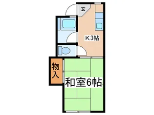 サンハイツ【2階】の間取り