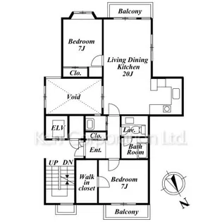 ヴェスタ荻窪【2階】の間取り