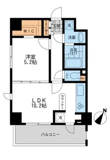 CASSIA押上【7階】の間取り