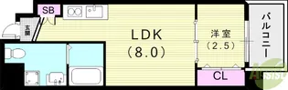 ザ・コッチ神戸【9階】の間取り