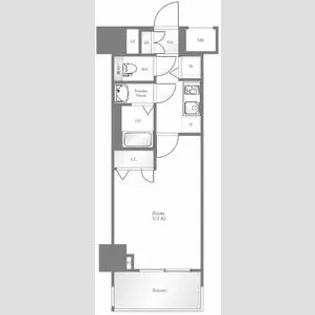 グランシアタワー亀戸【8階】の間取り