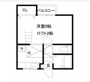 レジデンス花壇センチュリー【2階】の間取り